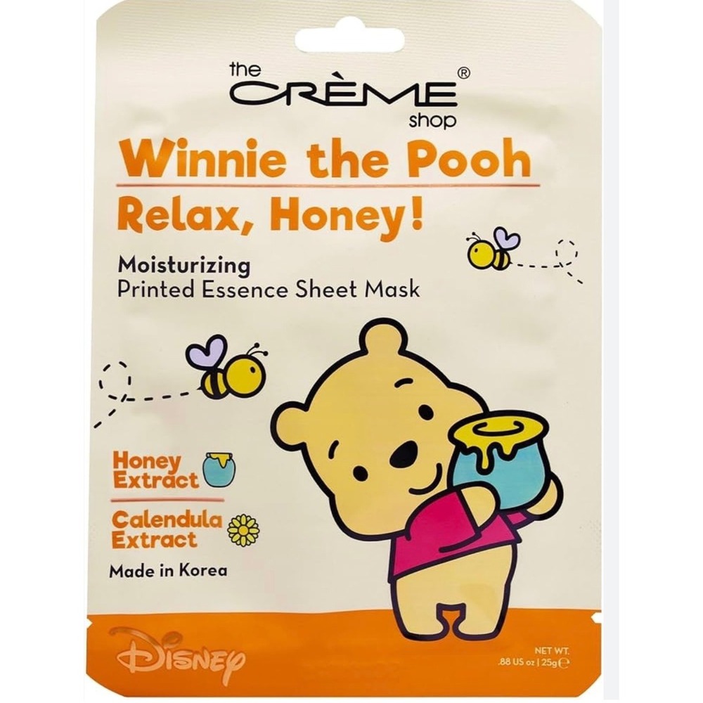 New The Creme Shop Disney Winnie the Pooh Relax Honey Moisturizing Sheet Mask